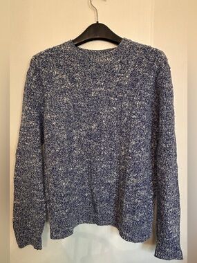 J. CREW WOOL BLEND CABLE KNIT SWEATER